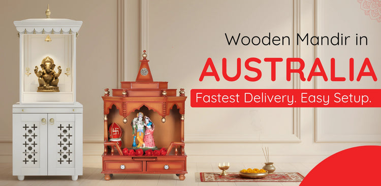 banner of Wooden Mandir in Australia 