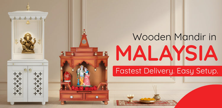 banner of Wooden Mandir in Malaysia