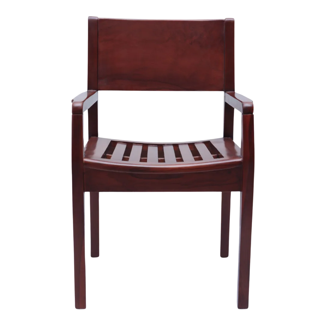 Raviso Teak Wood Bedroom Chair Brown