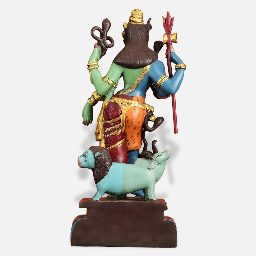 Ardhanarishwari Durga Brass Idol