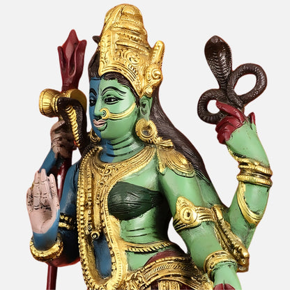 Ardhanarishwari Durga Brass Idol