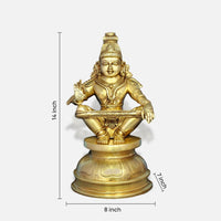 Lord Ayyappa Brass Idol