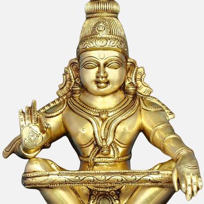 Lord Ayyappa Brass Idol