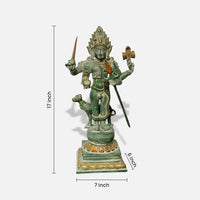 Green Brass Ayyanar Idol