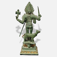 Green Brass Ayyanar Idol