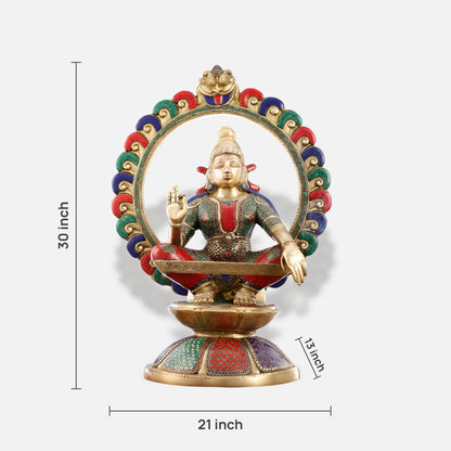 Dattatreya Brass Idol