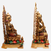 Lakshmi Ganesha Brass Idol 1