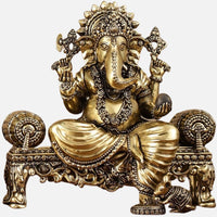 Lakshmi Ganesha Brass Idol 2