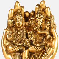 Lakshmi Ganesha Brass Idol 5