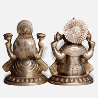 Lakshmi Ganesha Brass idol 7