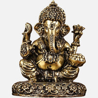 Lakshmi Ganesha Saraswati Brass Idol 3