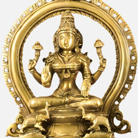 Lakshmi Ganesha Saraswati Brass Idol 5