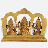 Brass Lakshmi Ganesh Saraswati Brass Idol 8