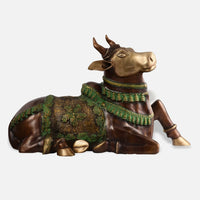Large Nandi Brass Idol