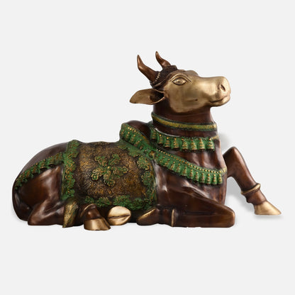 Large Nandi Brass Idol