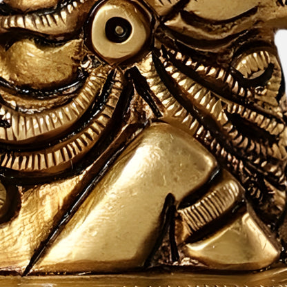 Nandi with Shiva Lingam Brass Idol