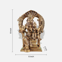 Lord Narsimha with Laxmi Brass Idol 1