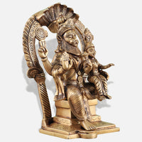 Lord Narsimha with Laxmi Brass Idol 1