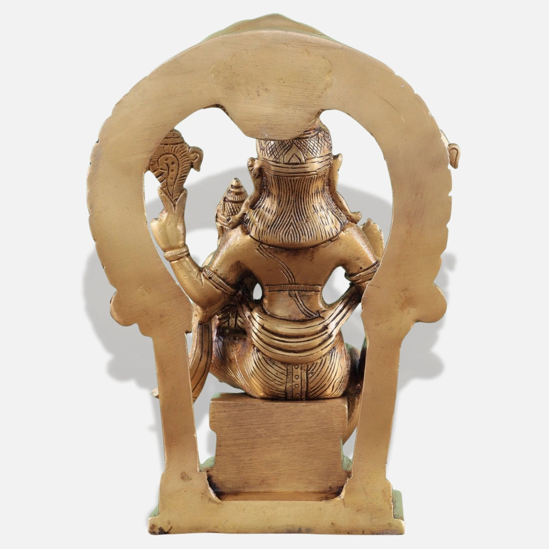 Lord Narsimha with Laxmi Brass Idol 1