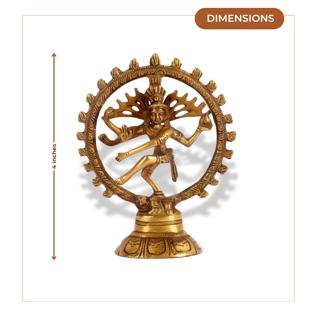Lord Nataraja Brass Idol 5