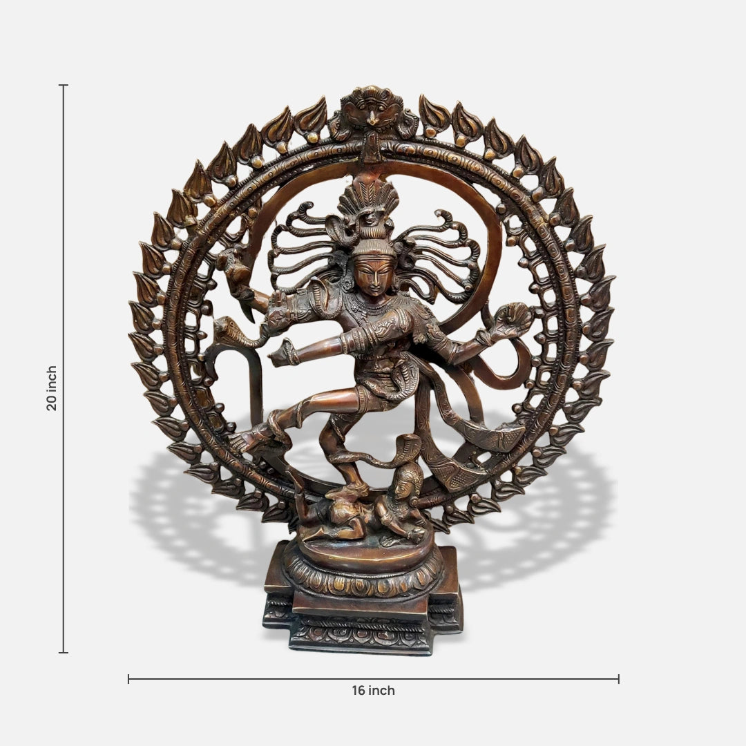 Lord Natraja Brass Idol 4