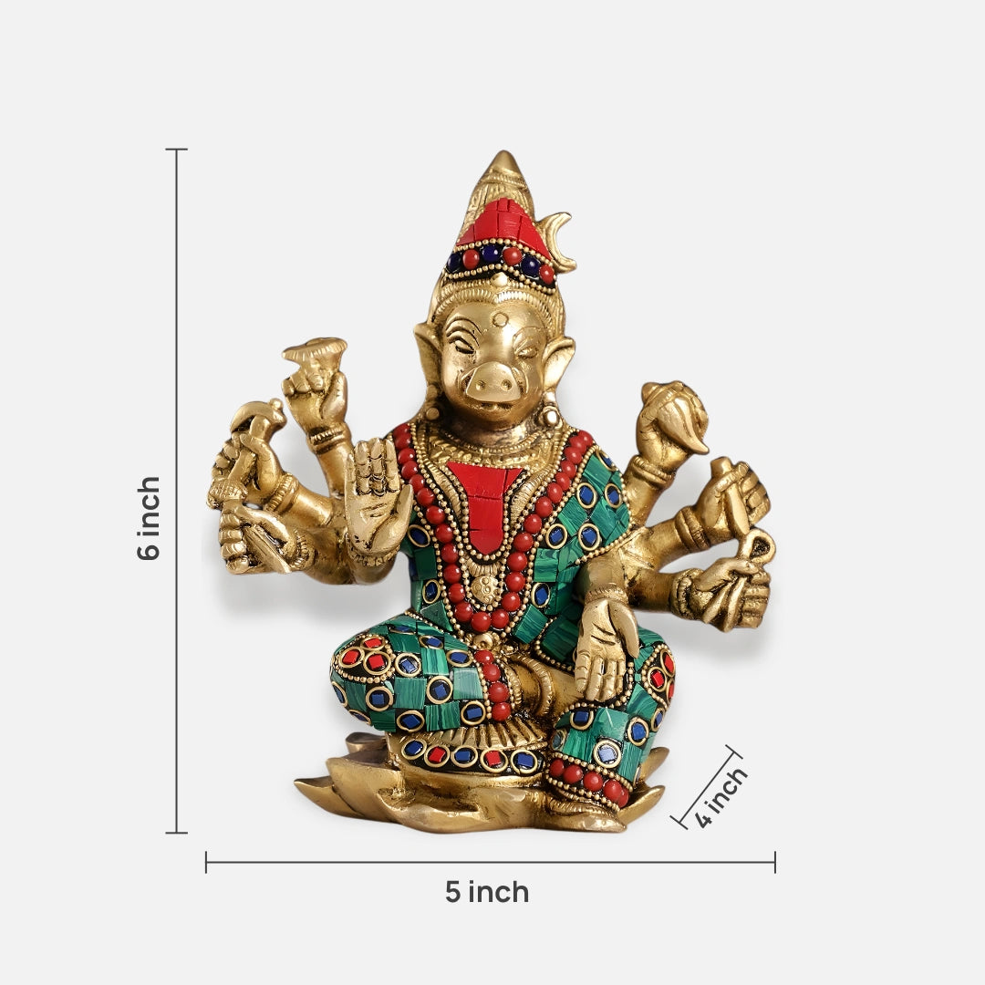 Panchamukhi Hanuman Brass Idol 1