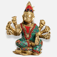 Panchamukhi Hanuman Brass Idol 1