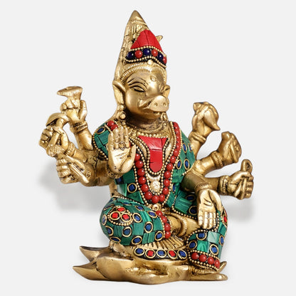 Panchamukhi Hanuman Brass Idol 1