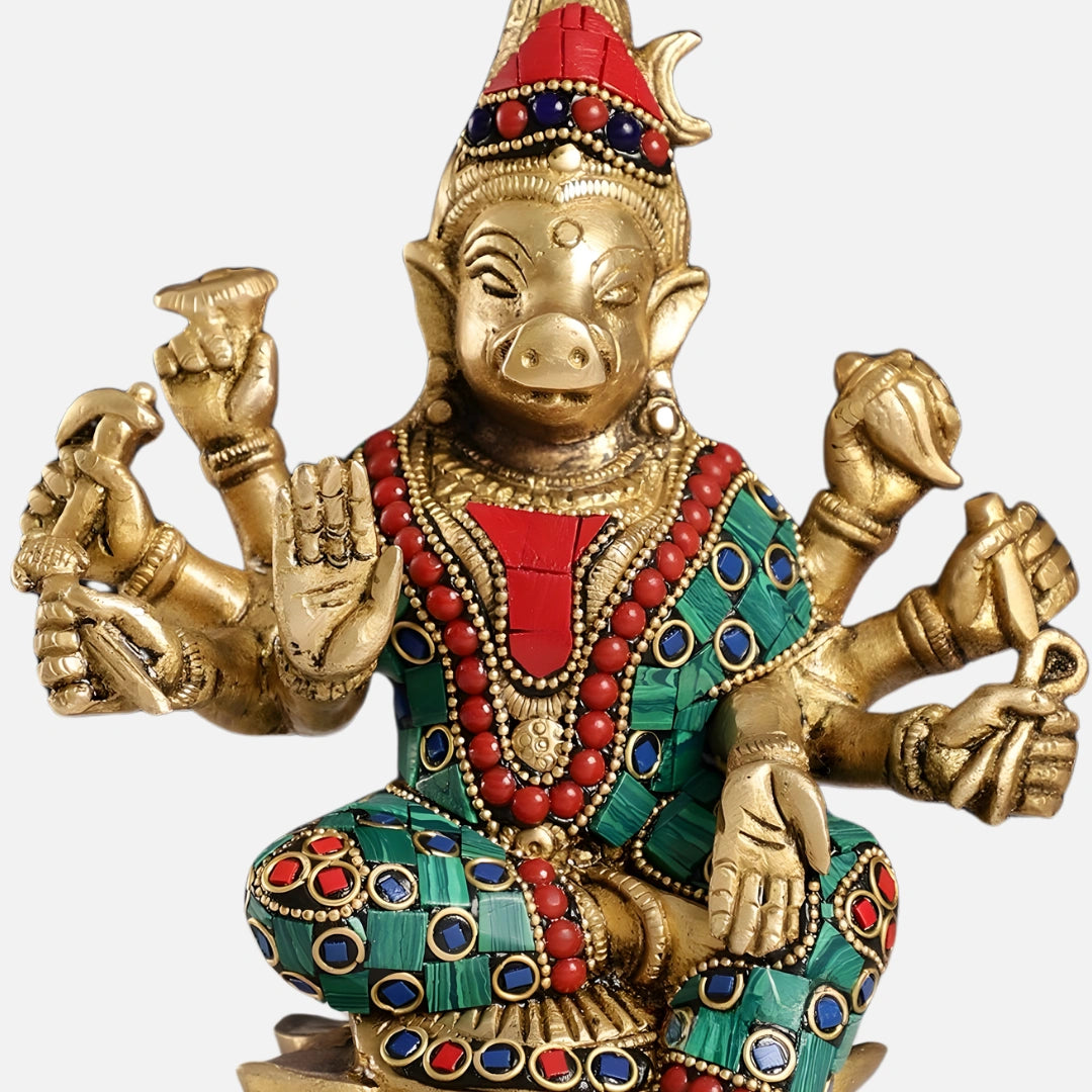 Panchamukhi Hanuman Brass Idol 1