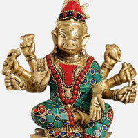 Panchamukhi Hanuman Brass Idol 1