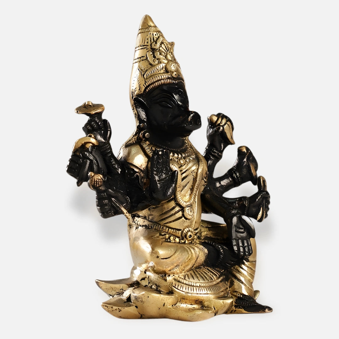 Panchamukhi Hanuman Brass Idol 2
