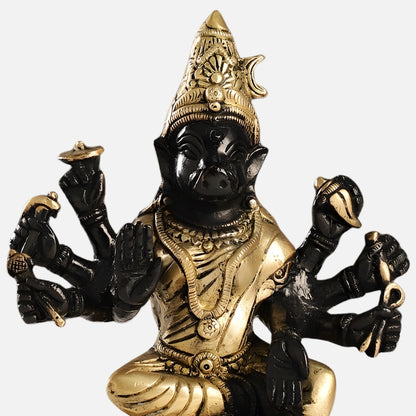 Panchamukhi Hanuman Brass Idol 2
