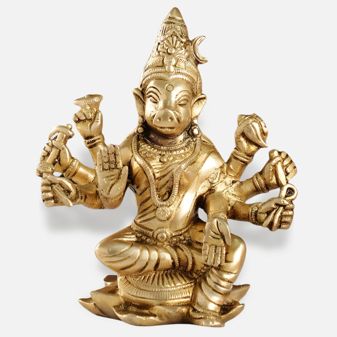 Panchamukhi Hanuman Brass Idol 3
