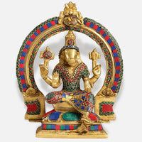 Seated Hanuman Brass Idol 1