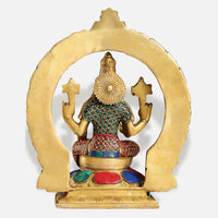 Seated Hanuman Brass Idol 1