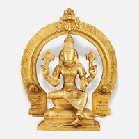 Seated Hanuman Brass Idol 2