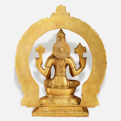 Seated Hanuman Brass Idol 2