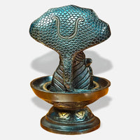 Shivling Idol with Lord Shiva Face and Nandi Base