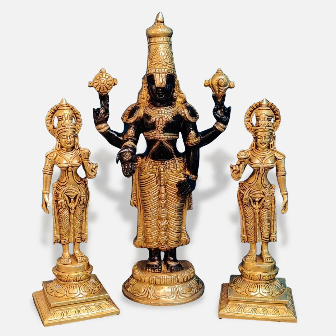 Venkateswara Brass Idol Set