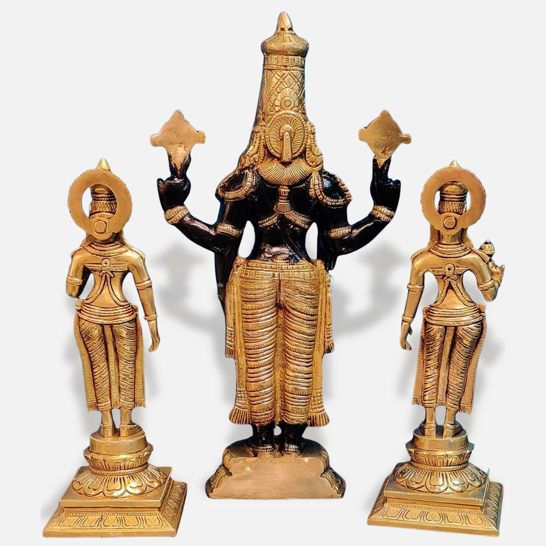 Venkateswara Brass Idol Set