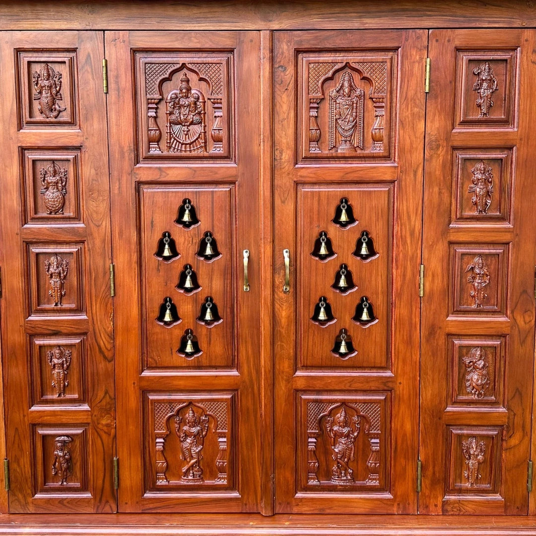 close view  of Anandita Teak Wood Mandap (Teak) 
