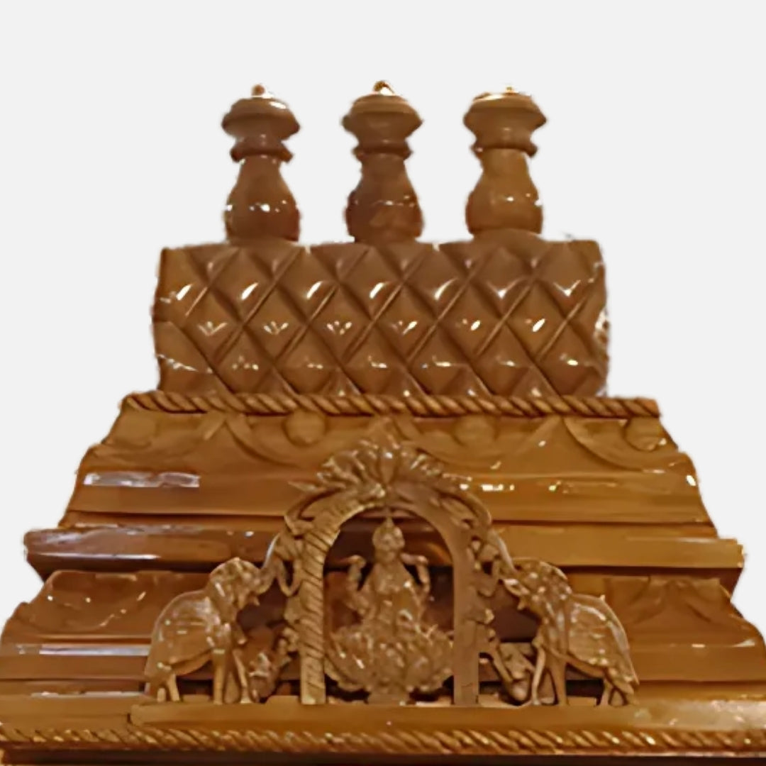 close view of Anantesh Teak Wood Mandap (Teak) 
