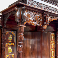 close view  of Bhavani Teak Wood Mandap (Teak) 