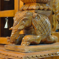close  view of Deepmala Teak Wood Mandap (Teak) 