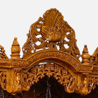 close  view  of Kedaram Teak Wood Mandap (Teak) 