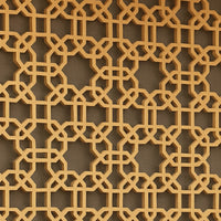 close view of Keertana Teak Wood Mandap (White)  