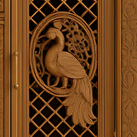 close view  of Mangalam Teak Wood Mandap (Teak) 