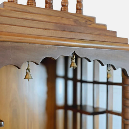 close   view  of Saanjhita Teak Wood Mandap (Teak) 