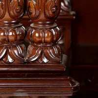close view of  Satyaprakash Teak Wood Mandap (Brown) 