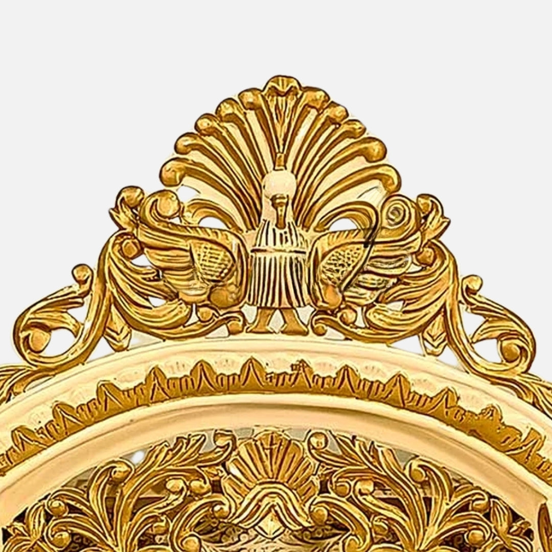 close view  of Shreejyoti Teak Wood Mandap (Gold) 